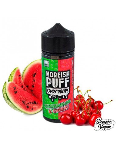 Moreish Puff - Watermelon & Cherry 100ML Candy Drops