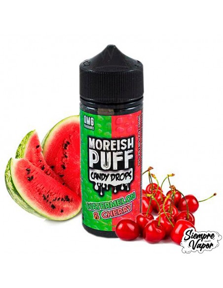 Moreish Puff - Watermelon & Cherry 100ML Candy Drops