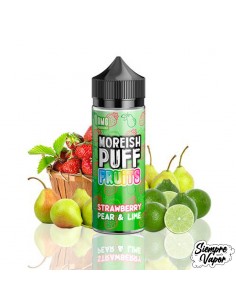 Moreish Puff - Strawberry Pear & Lime 100ML Fruits