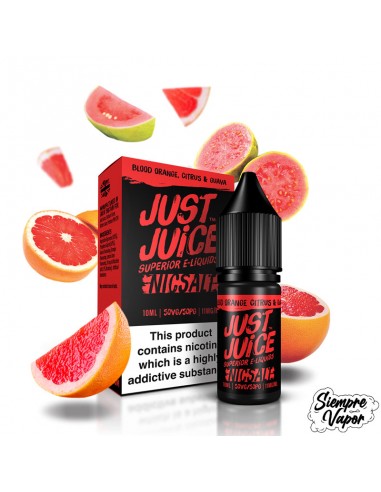 Just Juice - Blood Orange, Citrus & Guava Nic Salt 10ML