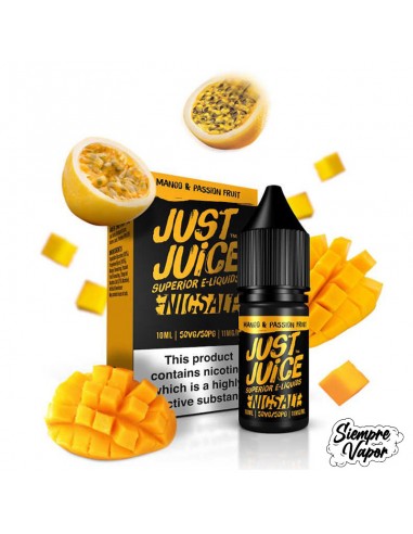 Just Juice - Mango & Passion Fruit Nic Salt 10ML