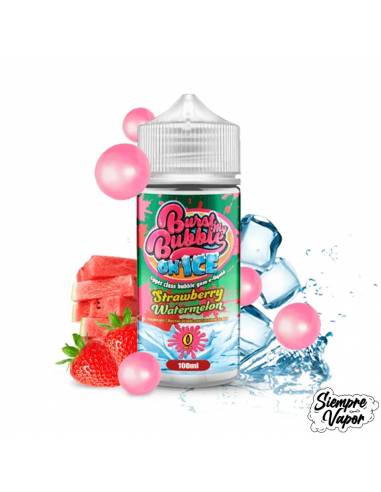 Burst My Bubble On Ice Strawberry Watermelon Bubblegum 100ml