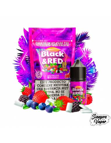 Oil4vap Black And Red Bubblegum Pack de Sales
