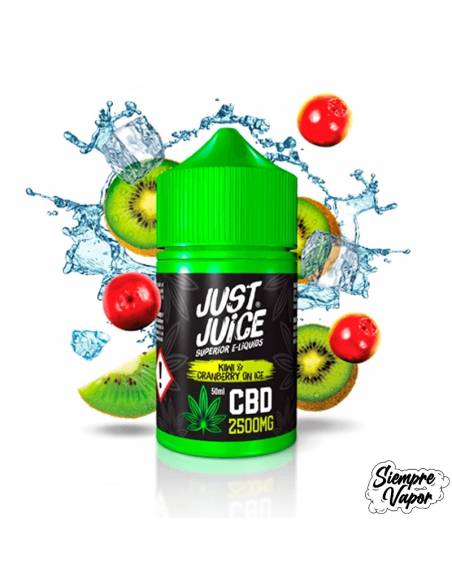 Just Juice Kiwi Cranberry On Ice CBD 50ml 2500mg