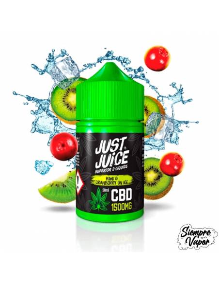 Just Juice Kiwi Cranberry On Ice CBD 50ml 1500mg