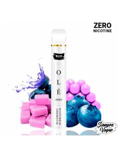 Bud Vape Bubblegum Blueberry Olé Cero Nicotina 800