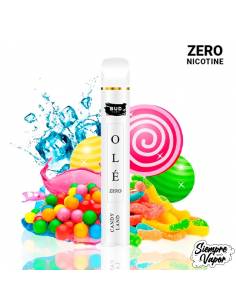 Bud Vape Candy Land Olé Cero Nicotina 800