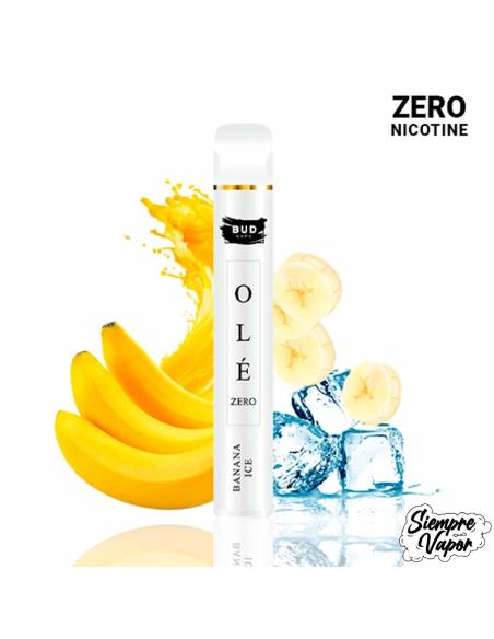 Bud Vape Banana Ice Olé Cero Nicotina 800