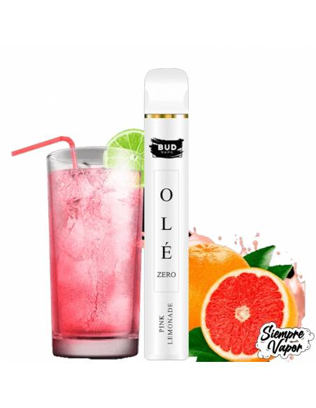 Bud Vape Pink Lemonade Olé Cero Nicotina 800