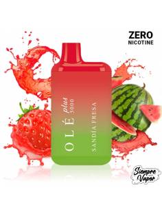 Bud Vape Sandía Fresa Olé Plus Cero Nicotina 5000