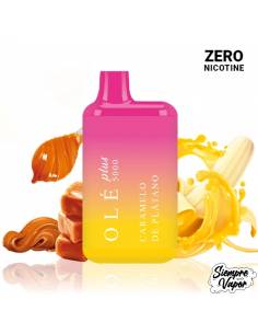 Bud Vape Caramelo de Plátano Olé Plus Cero Nicotina 5000
