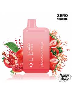 Bud Vape Granada Fresa Olé Plus Cero Nicotina 5000
