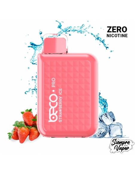 Vaptio Strawberry Ice Beco Pro Cero Nicotina 6000