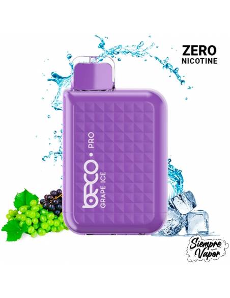 Vaptio Grape Ice Beco Pro Cero Nicotina 6000