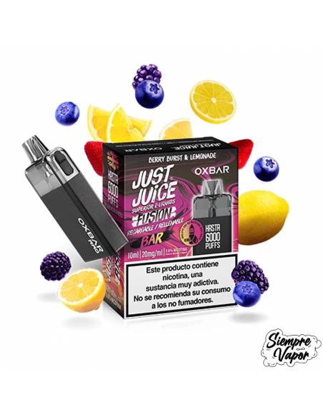 Just Juice Berry Burst & Lemonade Oxbar 5000