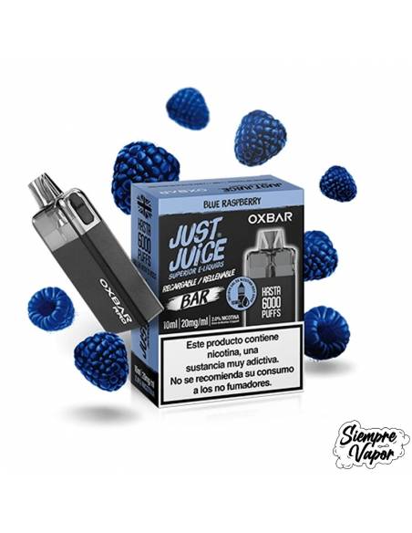 Just Juice Blue Raspberry Oxbar 5000