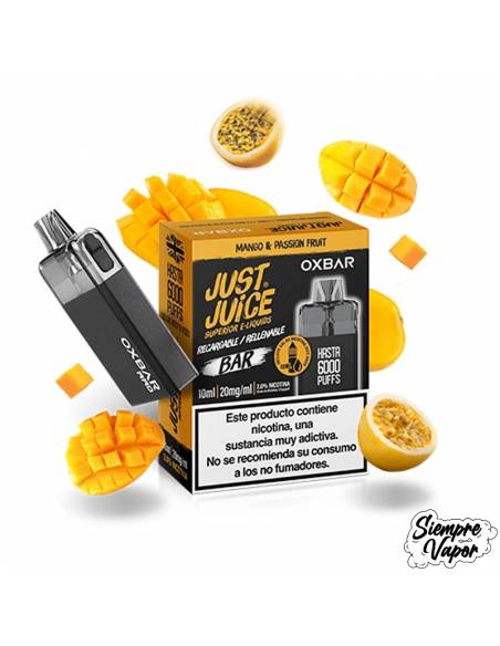 Just Juice Mango & Passionfruit Oxbar 5000