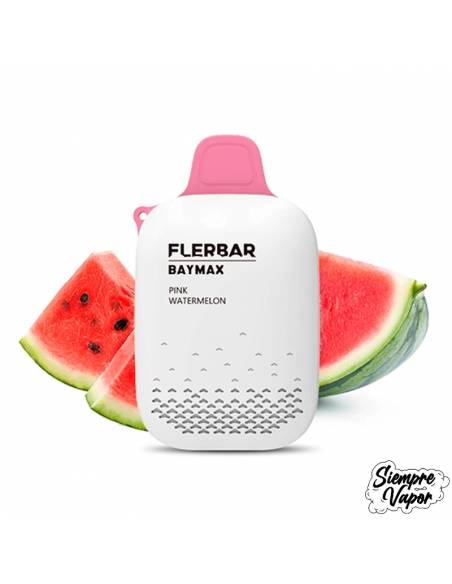 Flerbar Pink Watermelon Baymax Cero Nicotina 3500