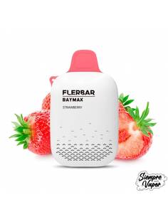 Flerbar Strawberry Baymax Cero Nicotina 3500