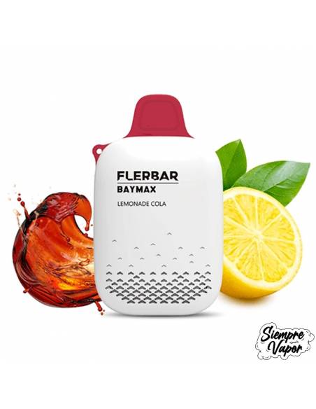 Flerbar Lemonade Cola Baymax Cero Nicotina 3500