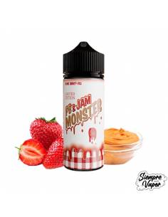 Strawberry & PB 100ml - Jam Monster