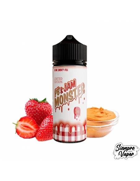 Strawberry & PB 100ml - Jam Monster