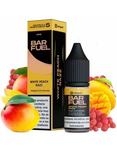 White Peach Razz Sales 10ml - Bar Fuel by Hangsen