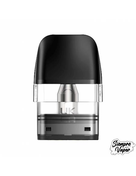 Cartucho de recambio Q Cartdrige, capacidad de 2 ml  | Siempre Vapor