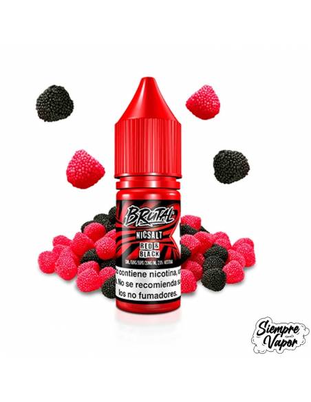 Red & Black Sales 10ml - Brutal Salt By Just Juice