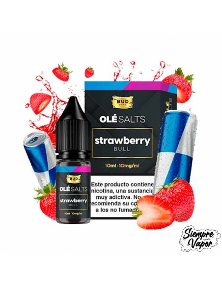 Strawberry Bull Sales,  bebida energetica con fresas | Siempre Vapor