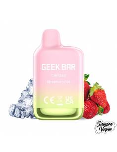 Pod Mini Strawberry Ice 20mg - Geek Bar Disposable Meloso