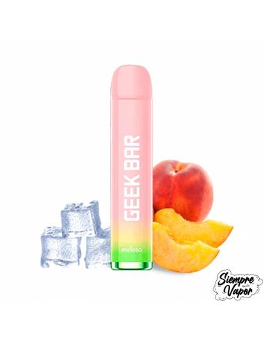 Pod desechable Peach Ice 20mg - Geek Bar Disposable Meloso
