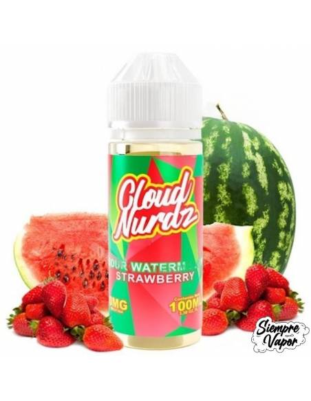 Sour Watermelon Strawberry 100ml - Cloud Nurdz