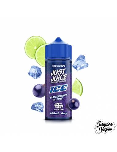 Blackcurrant Lime Ice 100ml - Just Juice