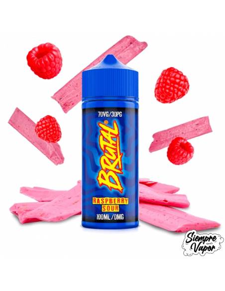 By Just Juice Raspberry Sour 100ml - Brutal