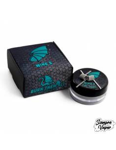 Resistencia Wing S 0.20Ohm Single Full N80 - Burn Them All Coils