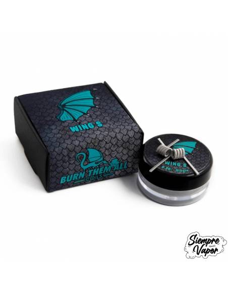 Resistencia Wing S 0.20Ohm Single Full N80 - Burn Them All Coils