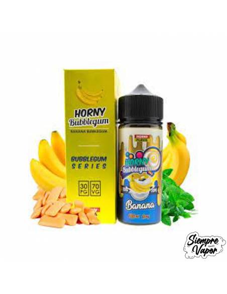 Banana Bubblegum 100ml - Horny Flava