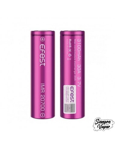 Efest 30A IMR 20700 3100mAh