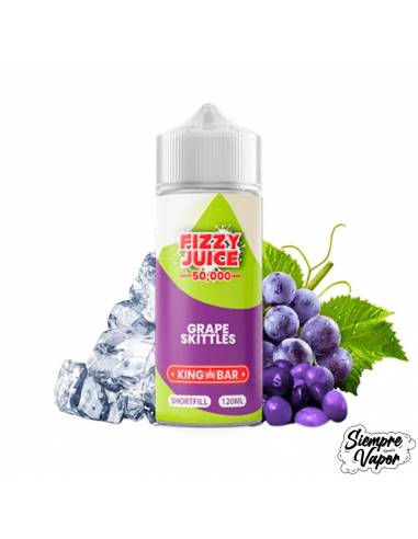 King Bar Grape Skittles 100ml - Fizzy Juice