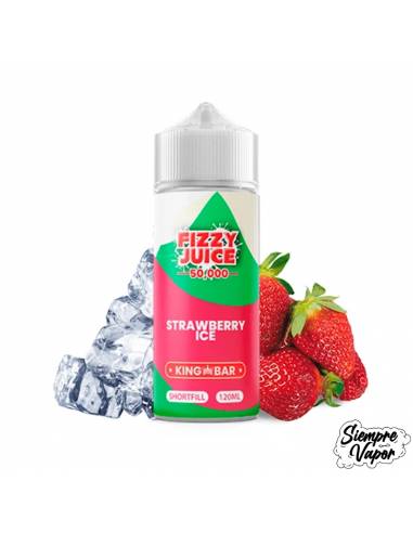 King Bar Strawberry Ice 100ml - Fizzy Juice