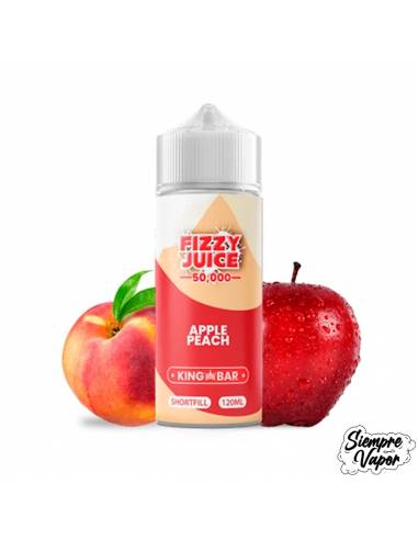 King Bar Apple Peach 100ml - Fizzy Juice