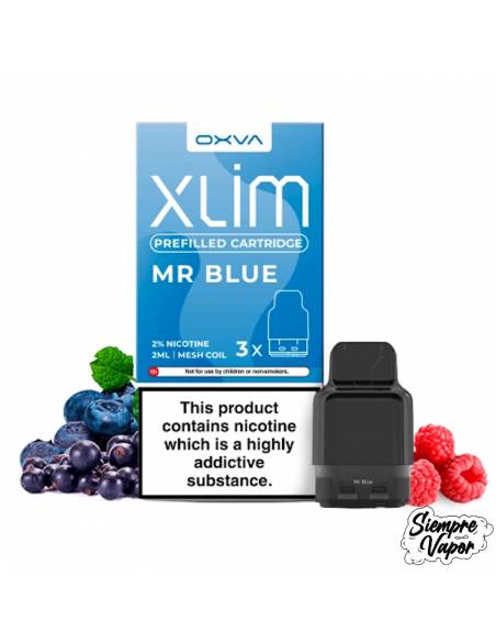 Sales Xlim Prefilled Cartridge Mr Blue 20mg - Oxva