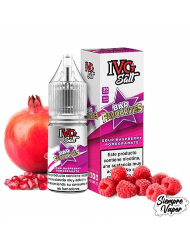Sales Favourite Bar Salts Sour Raspberry Pomegranate 10ml - Ivg