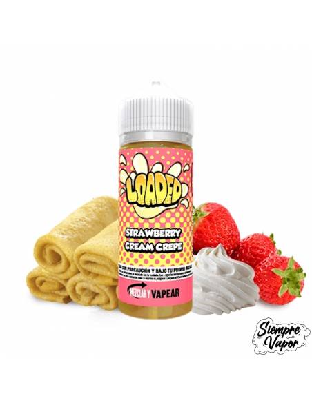 Strawberry Cream Crepe 100ml - Loaded