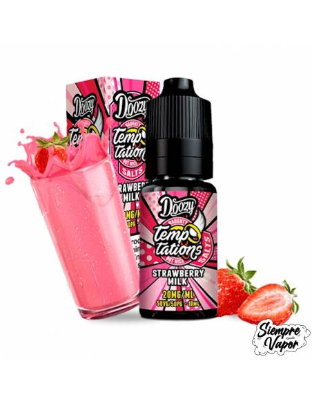 Sales Temptations Salts Strawberry Milk 10ml - Doozy