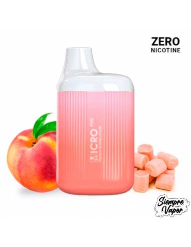 Pod Disposable Peach Bubblegum ZERO NICOTINE - Micro Pod