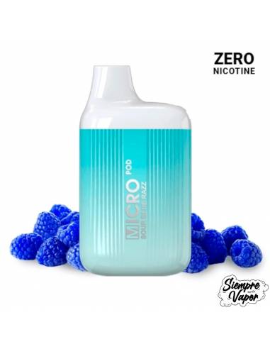 Pod Disposable Sour Blue Raspberry ZERO NICOTINE - Micro Pod