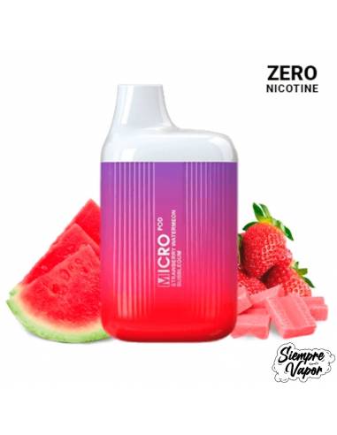 Pod Disposable Strawberry Watermelon Bubblegum ZERO NICOTINE - Micro Pod