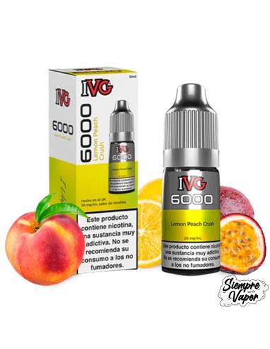 IVG Sales Lemon Peach Crush 6000 10ML